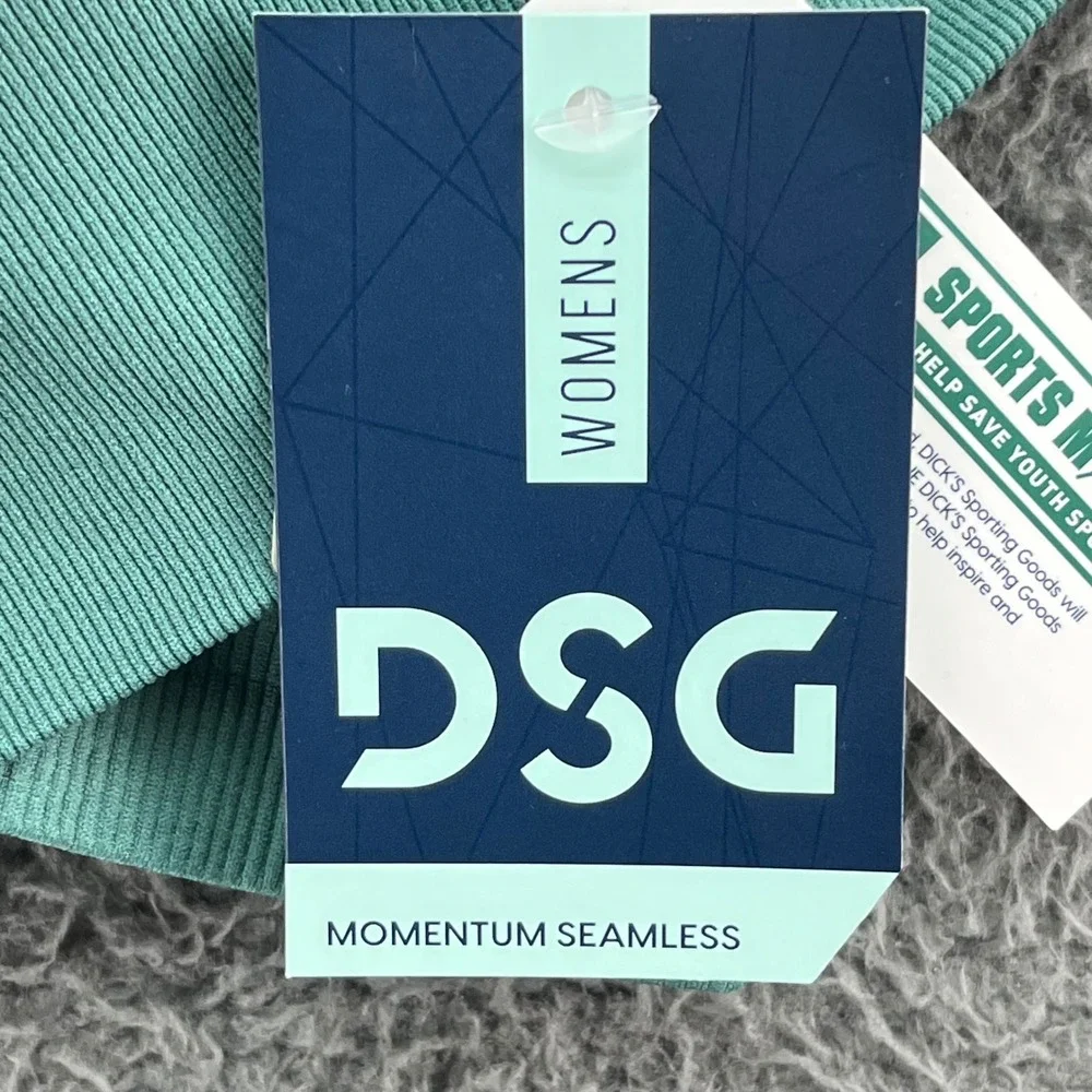 DSG Momentum Seamless High Rise‎ Bike Shorts Blue Women's XS Moisture Wicking